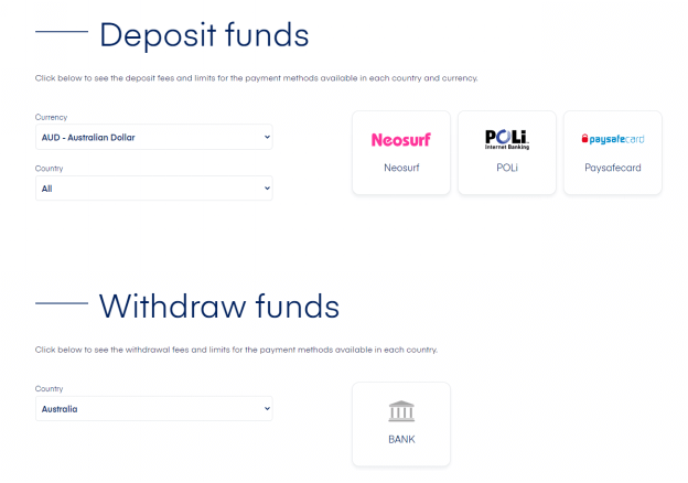 deposit and withdraw with ezeewallet