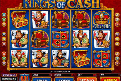 kings of cash microgaming pokie