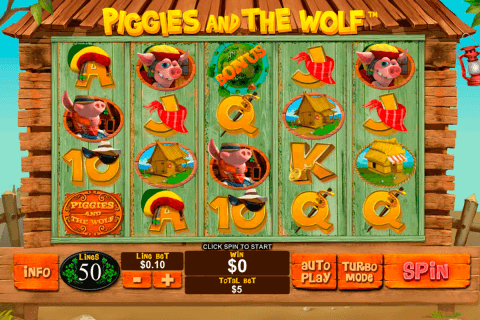 piggies and the wolf playtech pokie